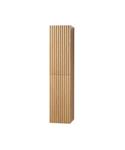 Kolomkast BWS Benthe 2 Deuren Greeploos Soft Close 35x160x35 cm Licht Eiken