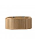 Wastafelonderkast BWS Benthe 1 Lade Greeploos Soft Close 99x42x52,5 cm Naturel Eiken
