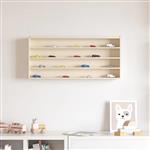 vidaXL Houten verzameldisplaycase Bruin 80 x 8,5 x 36 cm Multiplex