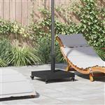 vidaXL Buiten Parasolvoet Zwart 45 x 45 x 31.5 cm Staal, Beton