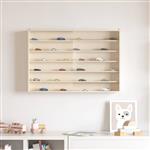 vidaXL Houten verzameldisplaycase Bruin 80 x 8.5 x 54 cm Multiplex
