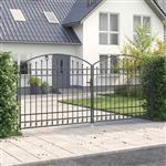 vidaXL Hekpoort Anders Grijs 400 x 175 cm Staal