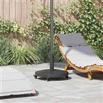 vidaXL Buiten Parasolvoet Donkergrijs 48 x 48 x 32 cm Staal, Beton
