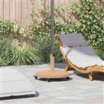 vidaXL Buiten Parasolvoet Lichthout 48 x 48 x 32 cm Staal, Beton
