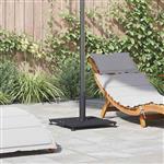 vidaXL Buiten Parasolvoet Donkergrijs 45 x 45 x 31 cm Staal