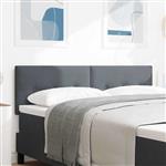 vidaXL Hoofdbord met hoofdeinde Donkergrijs 160 cm Fluweel