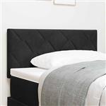 vidaXL Hoofdbord met hoofdeinde Zwart 100 cm Fluweel