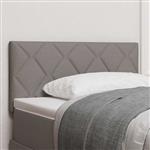 vidaXL Stoffen Hoofdbord met hoofdeinde Taupe 100 cm Stof