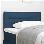 vidaXL Hoofdbord met hoofdeinde Blauw 100 cm Nep Leer