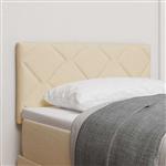 vidaXL Hoofdbord met hoofdeinde Crème 80 cm Nep Leer