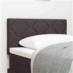 vidaXL Stoffen Hoofdbord Anders met hoofdeinde Donkerbruin 80 cm Stof