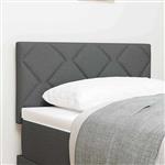 vidaXL Stoffen Hoofdbord met hoofdeinde Donkergrijs 80 cm Stof