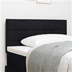 vidaXL Hoofdbord met hoofdeinde Zwart 100 cm Nep Leer