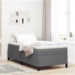 vidaXL Bedframe Lichtgrijs 100 x 200 cm Katoenen stof