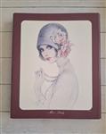 Miss Lady Briefpapier met Hardcover Map 1975