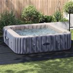 vidaXL Zwembad Grondzeil Zwart 396 x 396 cm Polyester geotextiel