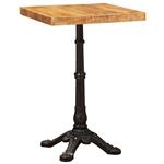 vidaXL Bistrotafel Bruin 50 x 50 x 76 cm massief mangohout