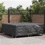 vidaXL Hoes voor tuinmeubelen Zwart 235 x 235 x 70 cm 600D