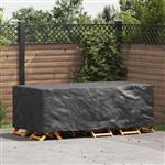 vidaXL Hoes voor tuinmeubelen Zwart 220 x 110 x 70 cm 600D