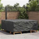 vidaXL Hoes voor tuinmeubelen Zwart 210 x 200 x 70 cm 420D