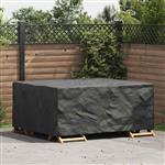 vidaXL Hoes voor tuinmeubelen Zwart 200 x 165 x 80 cm 210D