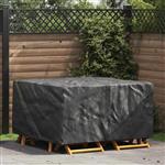 vidaXL Hoes voor tuinmeubelen Zwart 150 x 150 x 75 cm 600D