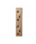 Kolomkast BWS Mira 2 Deuren Greeploos Soft Close 35x160x35 cm Licht Eiken