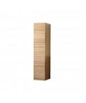 Kolomkast BWS Karina 2 Deuren Greeploos Soft Close 35x160x35 cm Licht Noten