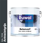 Ruwol Betonverf Antracietgrijs (RAL 7016) 2,5 liter