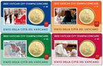 Vaticaan 2022 Coincard + Post zegel Nr. 40 + 41 + 42 + 43