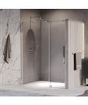 BRAUER Stellar nisdeur 2-delig draaiend helder glas 140x200 omkeerbaar incl. glascoating chroom