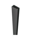 BRAUER Muurprofiel PVD gunmetal geborsteld