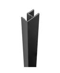 BRAUER Hoekprofiel PVD gunmetal geborsteld