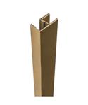 BRAUER Hoekprofiel PVD goud geborsteld