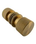 BRAUER Handgreep enkelpunts model B Carving tbv glazen deuren PVD goud geborsteld