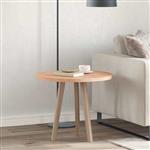 vidaXL Tafelblad Licht Bruin Ø 60 x 2,5 cm Massief Eikenhout