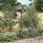 vidaXL TuNLicht Brons 235 cm Aluminium