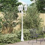 vidaXL TuNLicht Wit 235 cm Aluminium