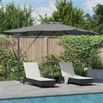 vidaXL Parasol 286 x 285 x 270 cm Aluminium