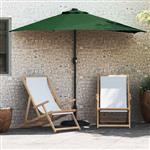 vidaXL Tuinsaal Half Groen 294 x 150 x 224 cm Stof