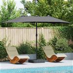 vidaXL Tuinparasol Antraciet 385 x 209 x 244 cm Stof