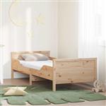 vidaXL Schuimmatras Wit 80 x 200 cm Stof