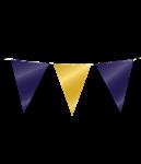 Vlaggenlijn donkerblauw goud