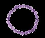 Armband amethist 8 mm