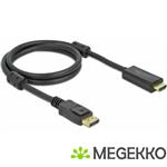 Delock 85955 Actieve DisplayPort 1.2 naar HDMI Kabel 4K 60 Hz 1 m
