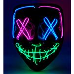 Halloween Masker Gekleurd Met Licht