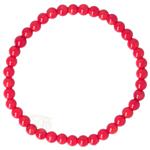 Armband bamboe koraal - 19 cm