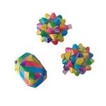 Polyband combi set regenboog 1 ei 2 rozetten  Polyband combi set regenboog (1 ei, 2 rozetten)