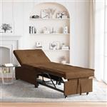 vidaXL Slaapbank Bruin 67 x 194 x 38 cm Faux suede leer