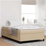 vidaXL Bedframe Grijs groen 120 x 200 cm Katoenen stof